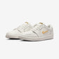 Jordan 1 Low Method of Make Sail Metallic Gold (Women's)