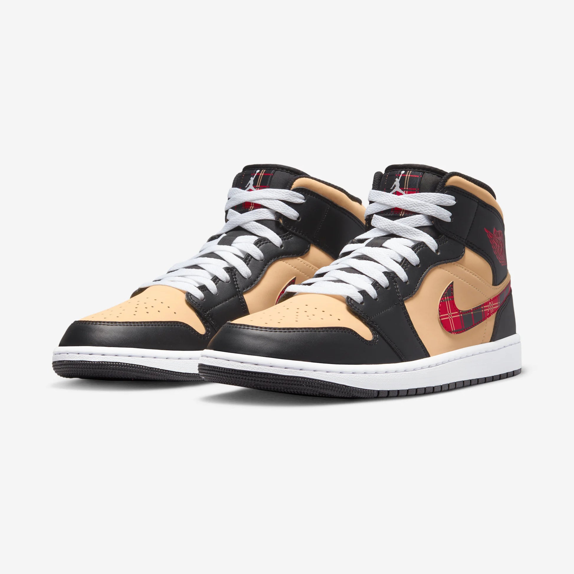 Air Jordan 1 Mid Tartan Swoosh