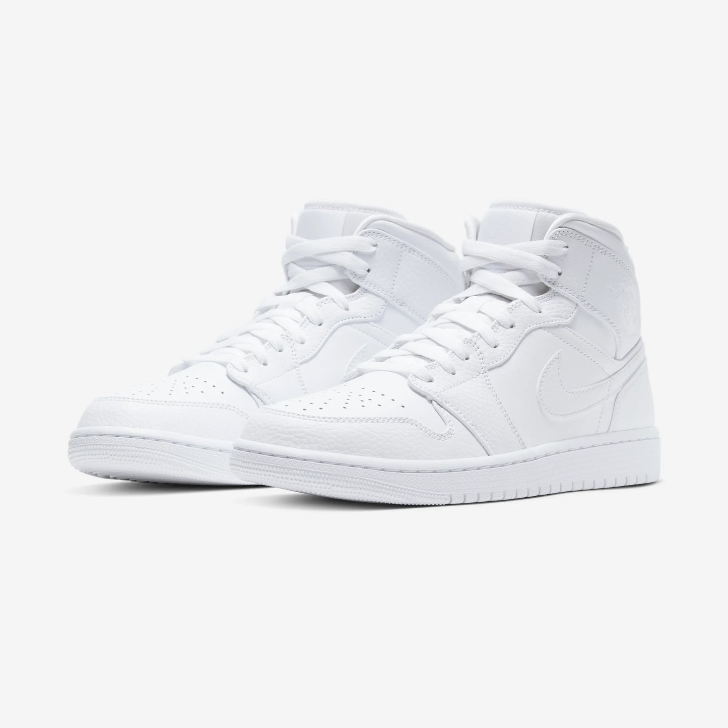 Jordan 1 Mid Triple White 2.0 (2020)