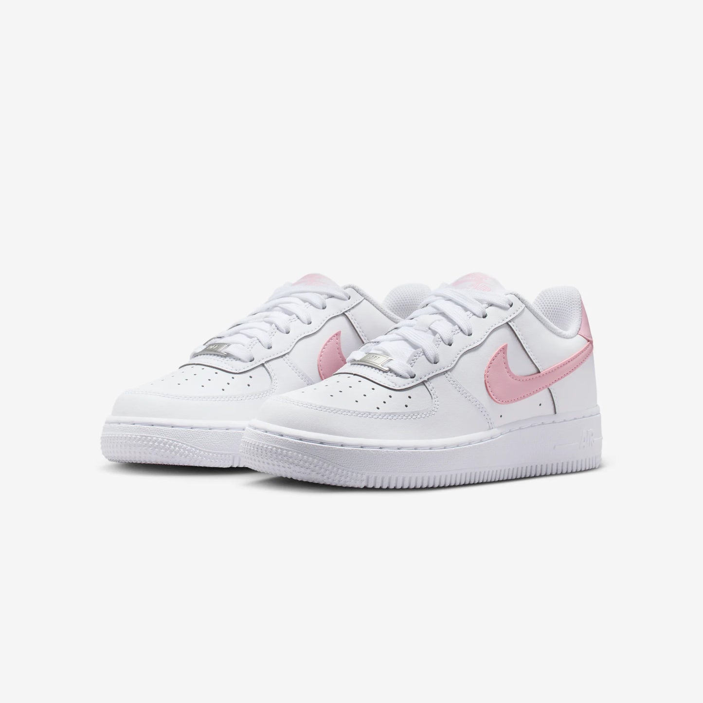 Nike Air Force 1 Low White Medium Soft Pink (GS)