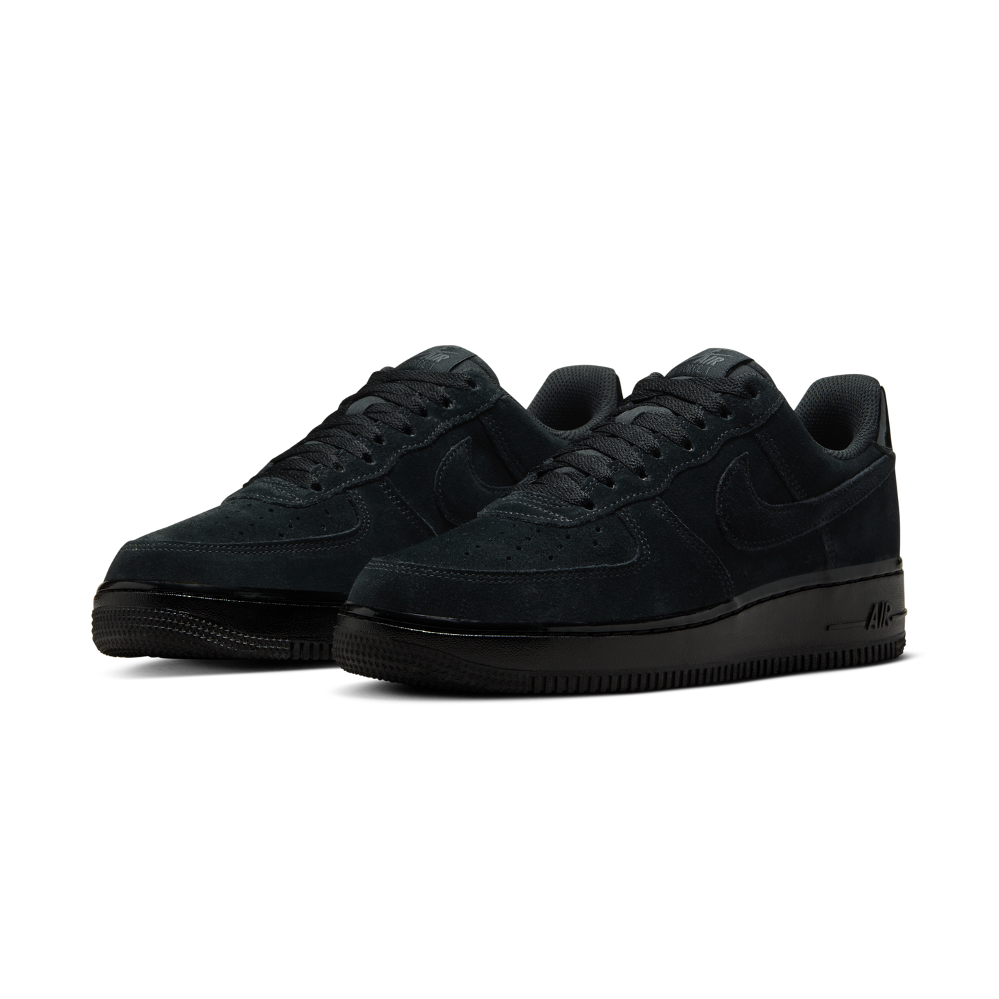 Nike Air Force 1 Low '07 Triple Black Suede (Women's)