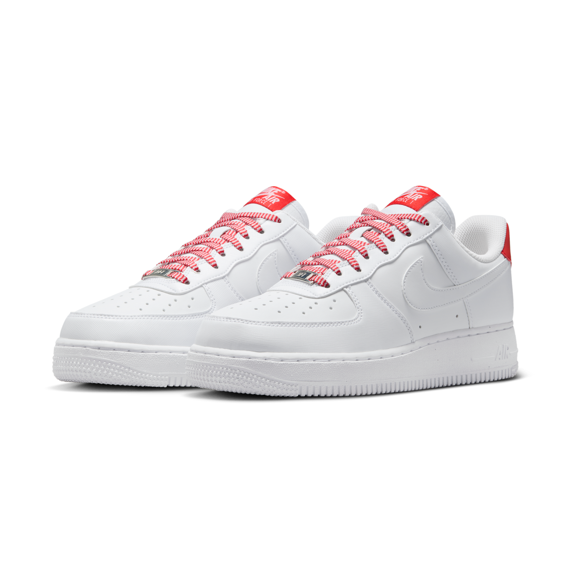 Nike Air Force 1 Low '07 White Pink Foam Metallic Silver Light Crimson (Women's)
