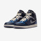 Jordan 1 Mid SE Craft Obsidian French Blue Ashen Slate White