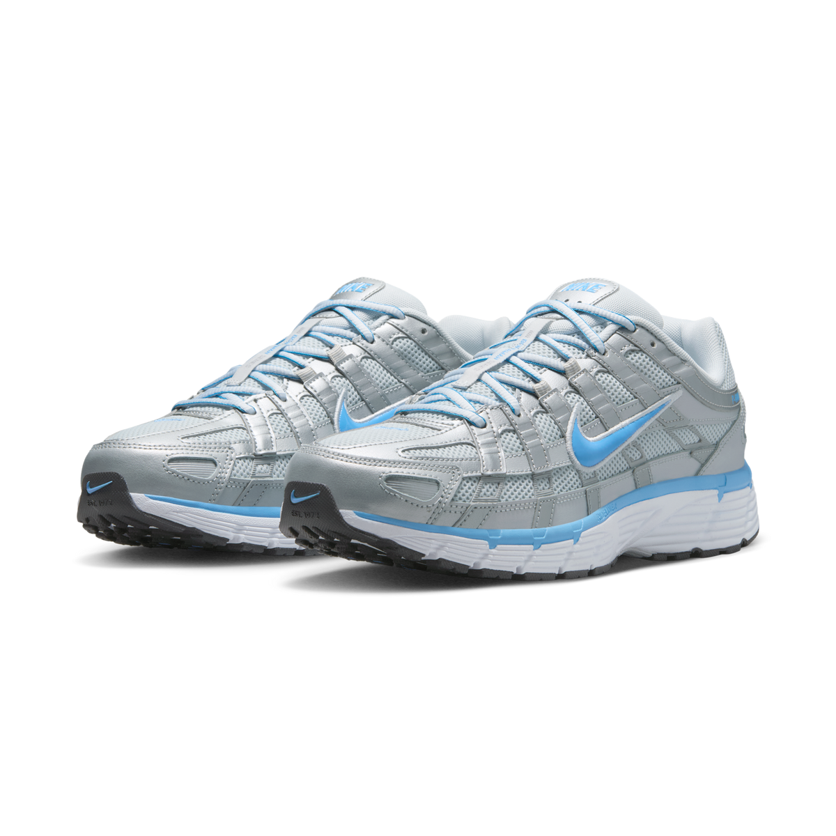 Nike P-6000 Metallic Platinum Pure Platinum Metallic Silver University Blue