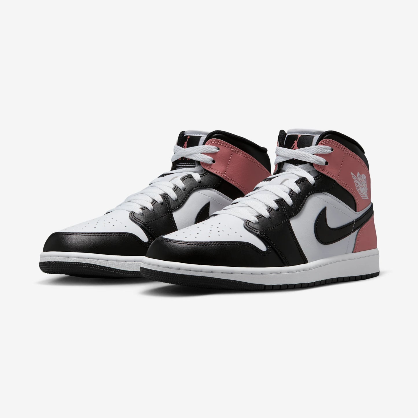 Jordan 1 Mid White Rust Pink Black