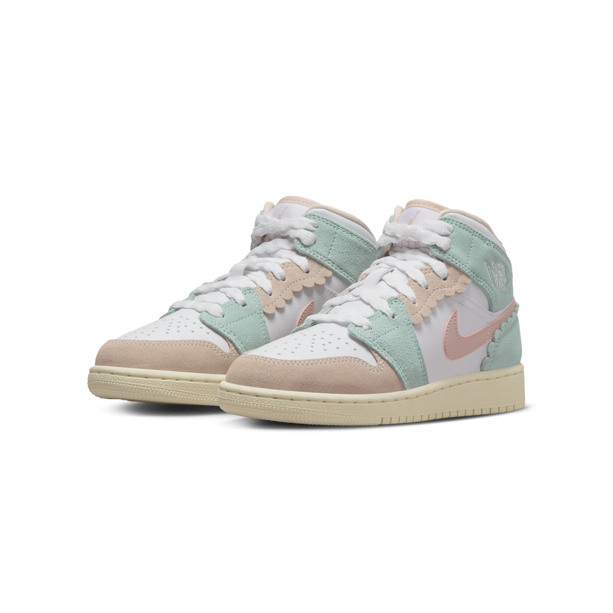 Jordan 1 Mid SE Pink Oxford (GS)