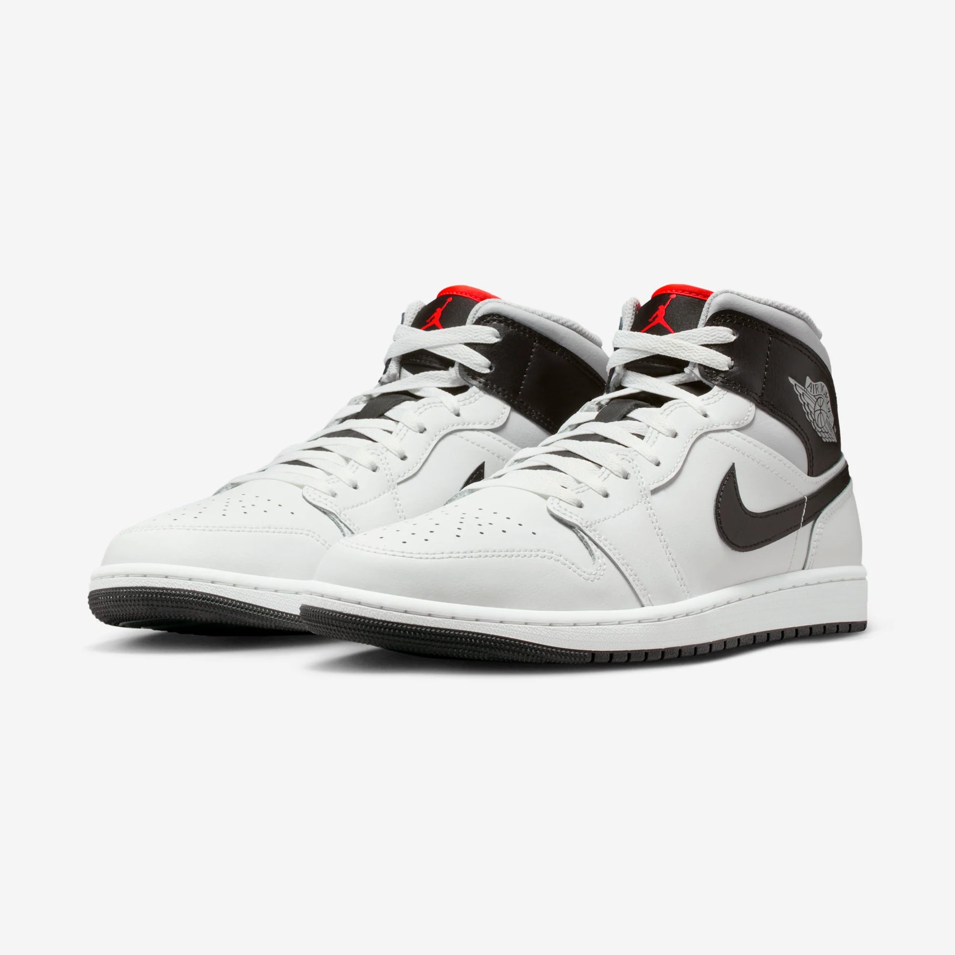 Jordan 1 Mid White Neutral Grey Infrared