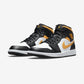 Jordan 1 Mid White Pollen Black