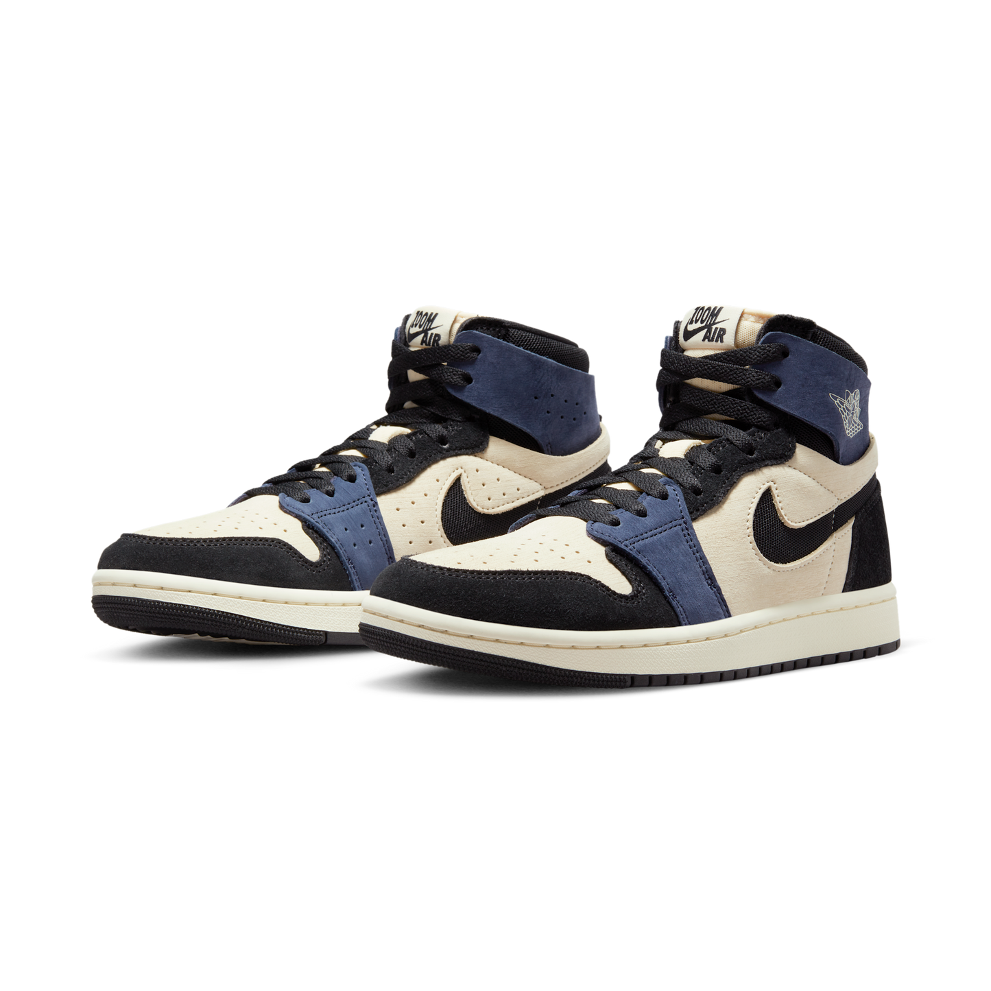 Jordan 1 High Zoom Air CMFT 2 Muslin Blackened Blue