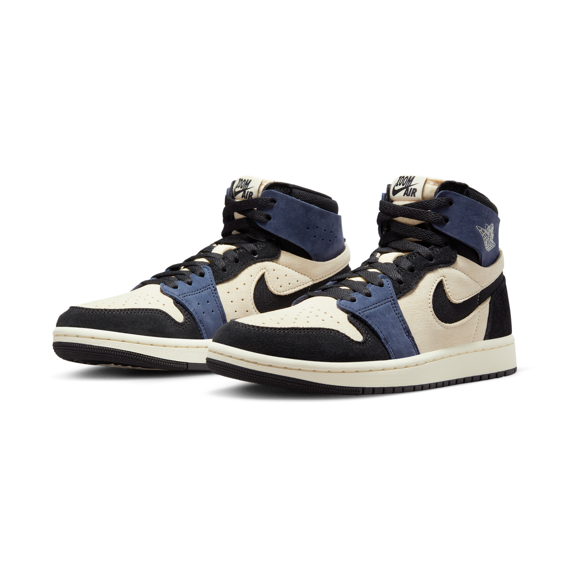 Jordan 1 High Zoom Air CMFT 2 Muslin Blackened Blue