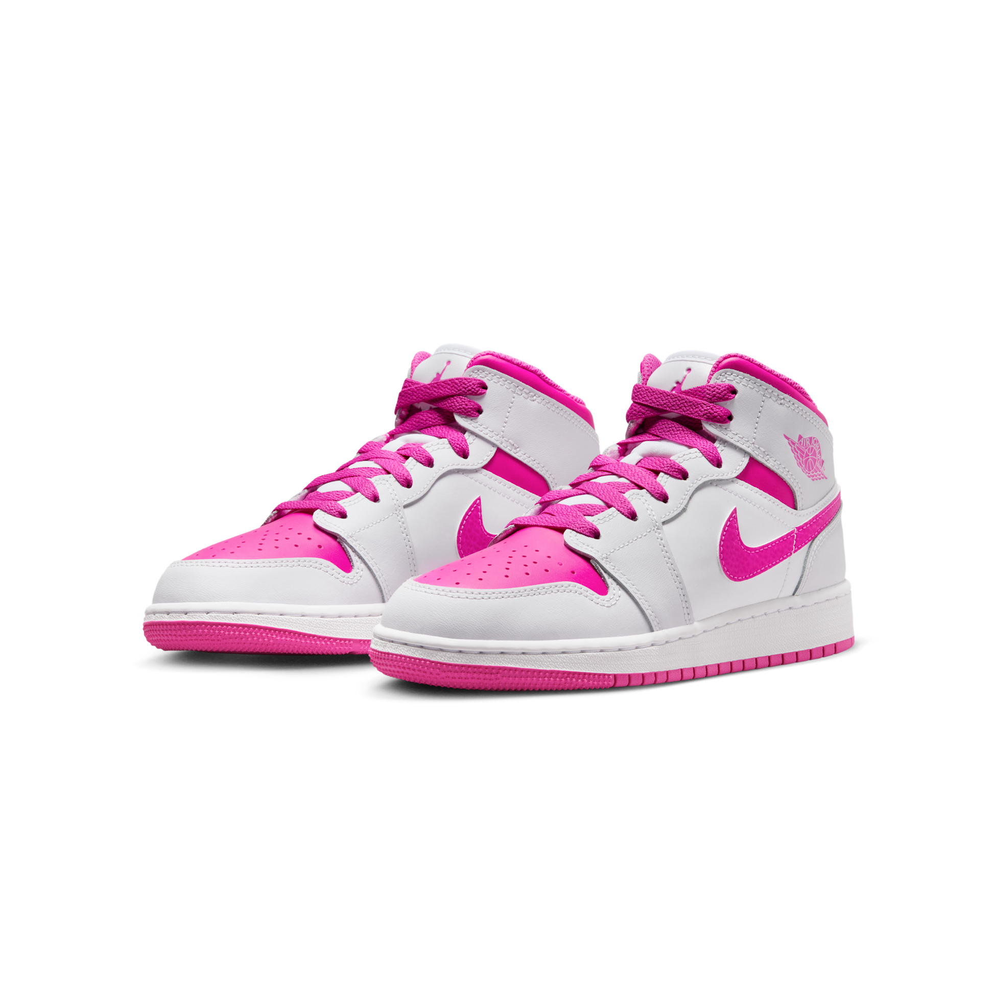 Jordan 1 Mid Fire Pink (GS)