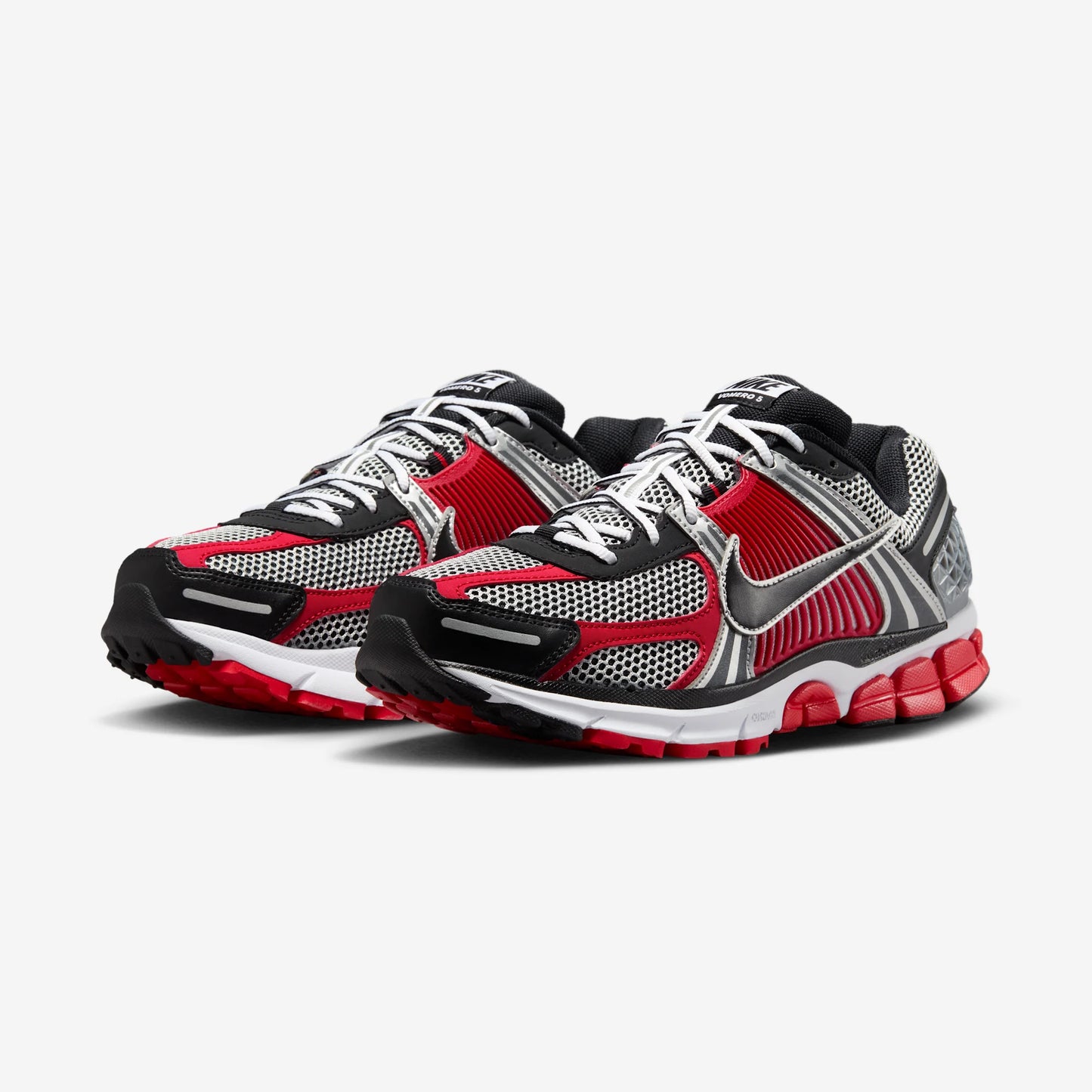 Nike Zoom Vomero 5 Metallic Silver University Red