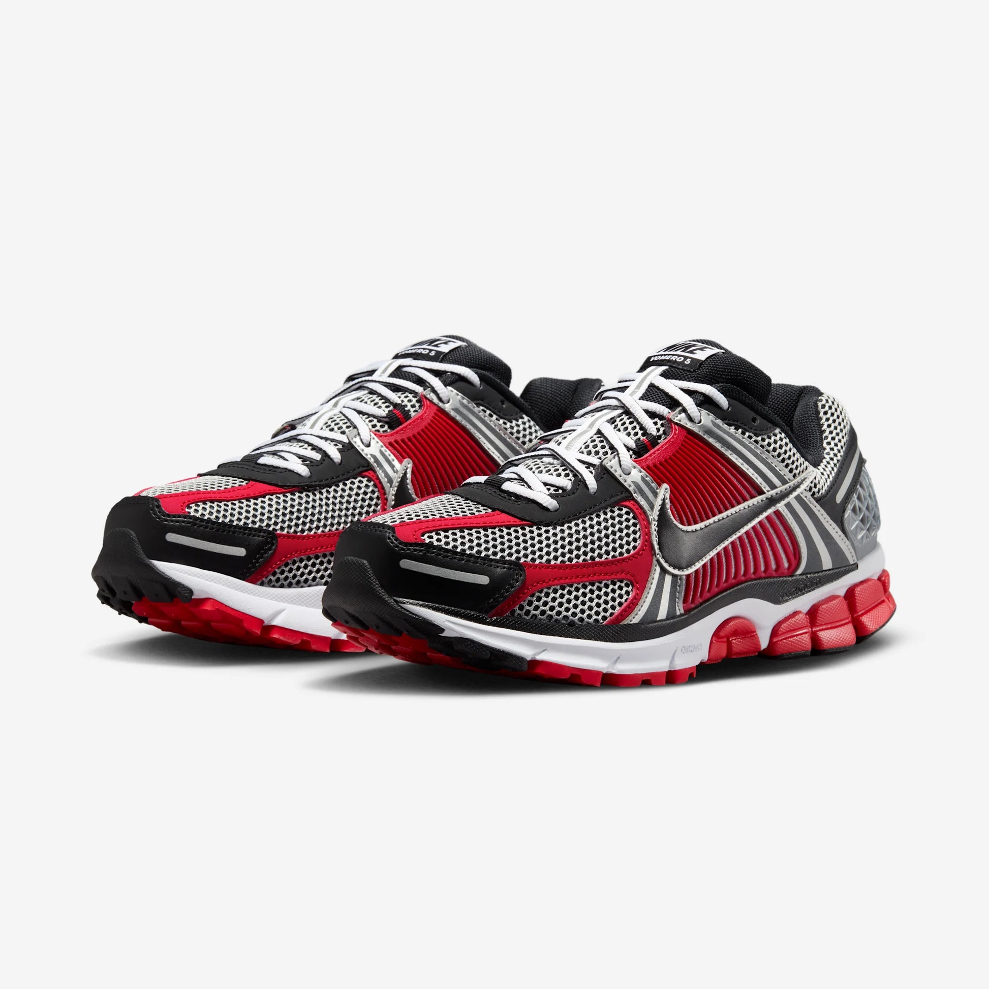Nike Zoom Vomero 5 Metallic Silver University Red