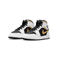 Jordan 1 Mid White Gold Black (GS)
