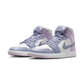 Jordan 1 Mid Indigo Haze Doll White (Women's)