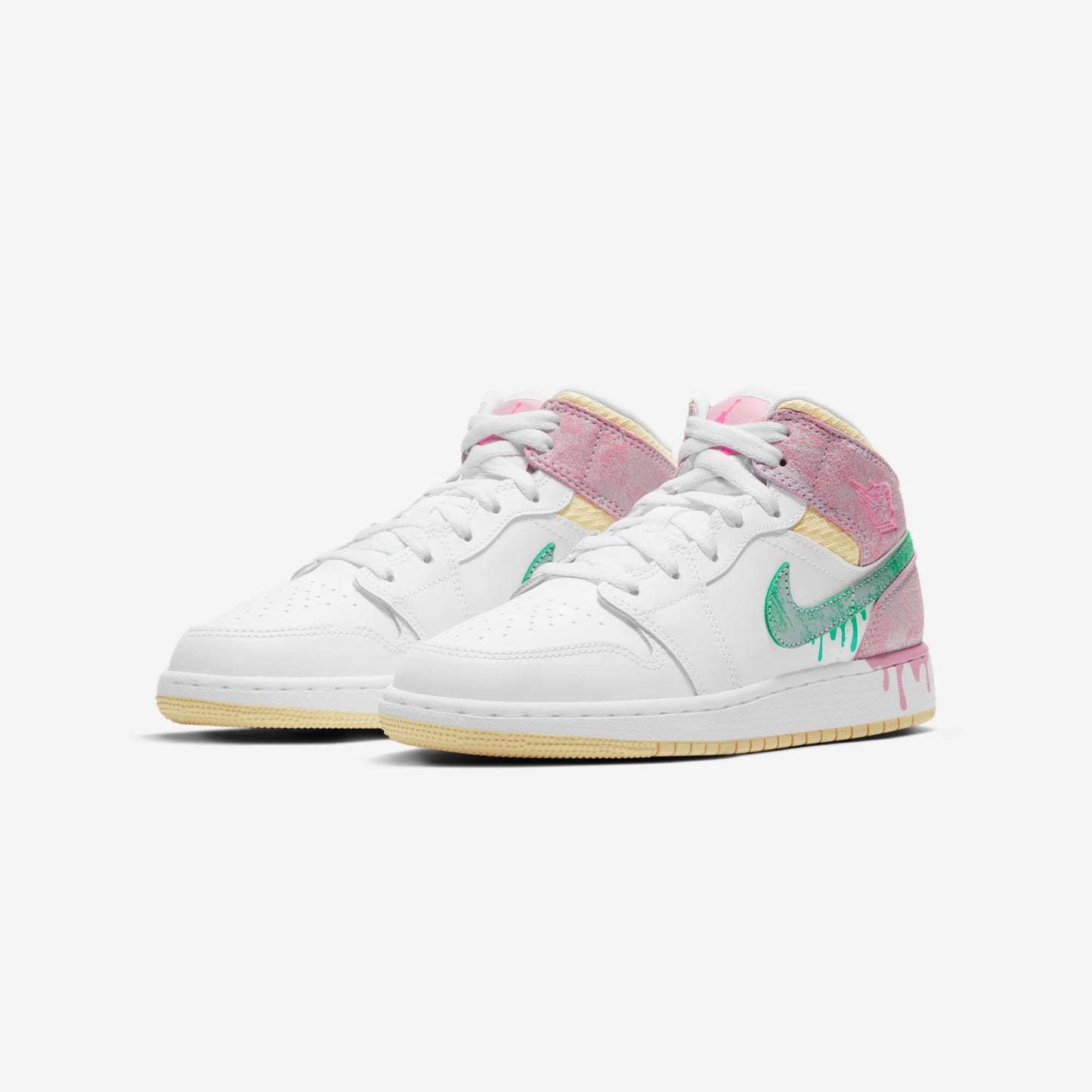 Jordan 1 Mid Paint Drip (GS)