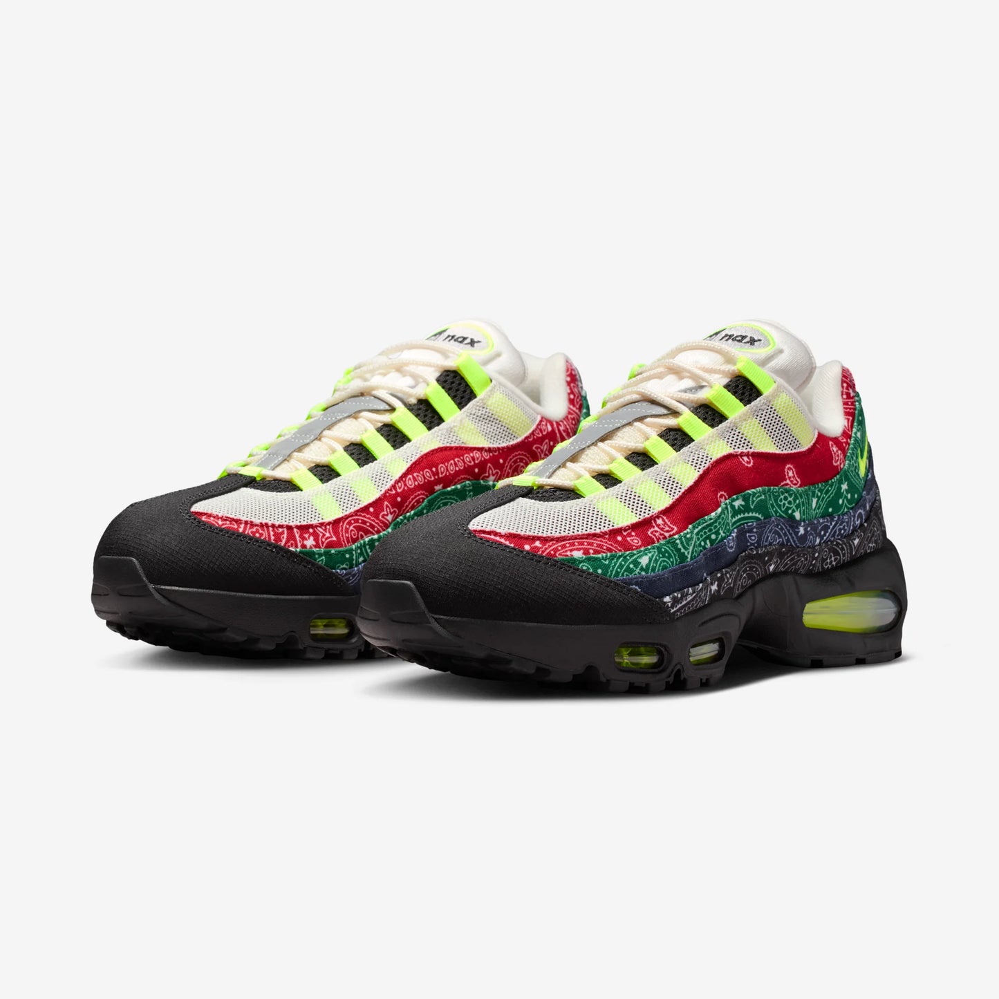 Nike Air Max 95 OG Big Bubble Neon Paisley Bandana