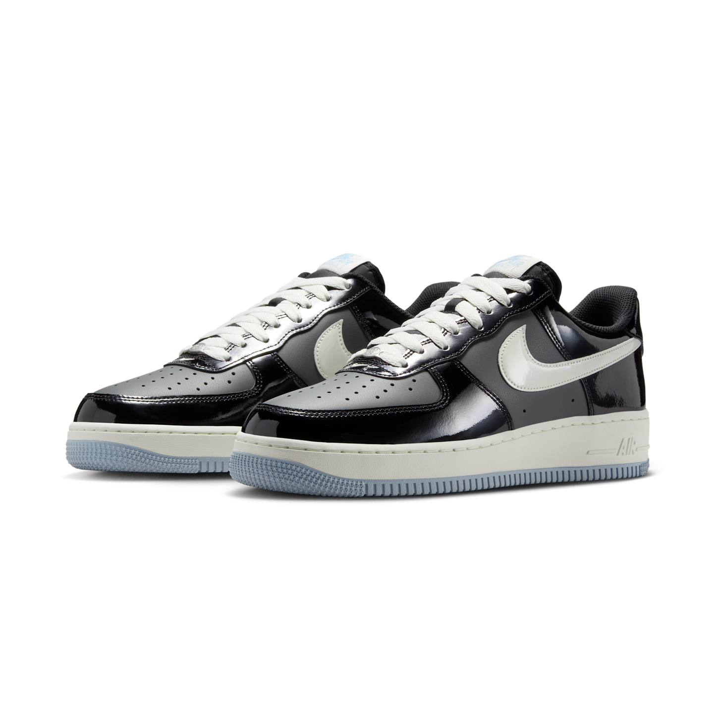 Nike Air Force 1 Low Black Iron Grey Patent