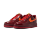 Nike Air Force 1 Low Patent Leather Dark Team Red Safety Orange