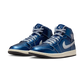 Jordan 1 Mid SE Metallic Blue Quilted (Women's)