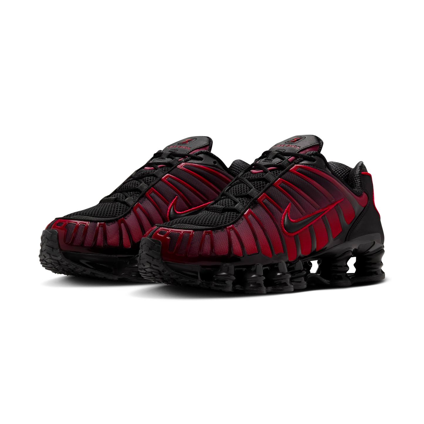 Nike Shox TL Black University Red Gradient