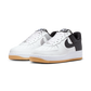 Nike Air Force 1 Low '07 LV8 White Black Metallic Silver