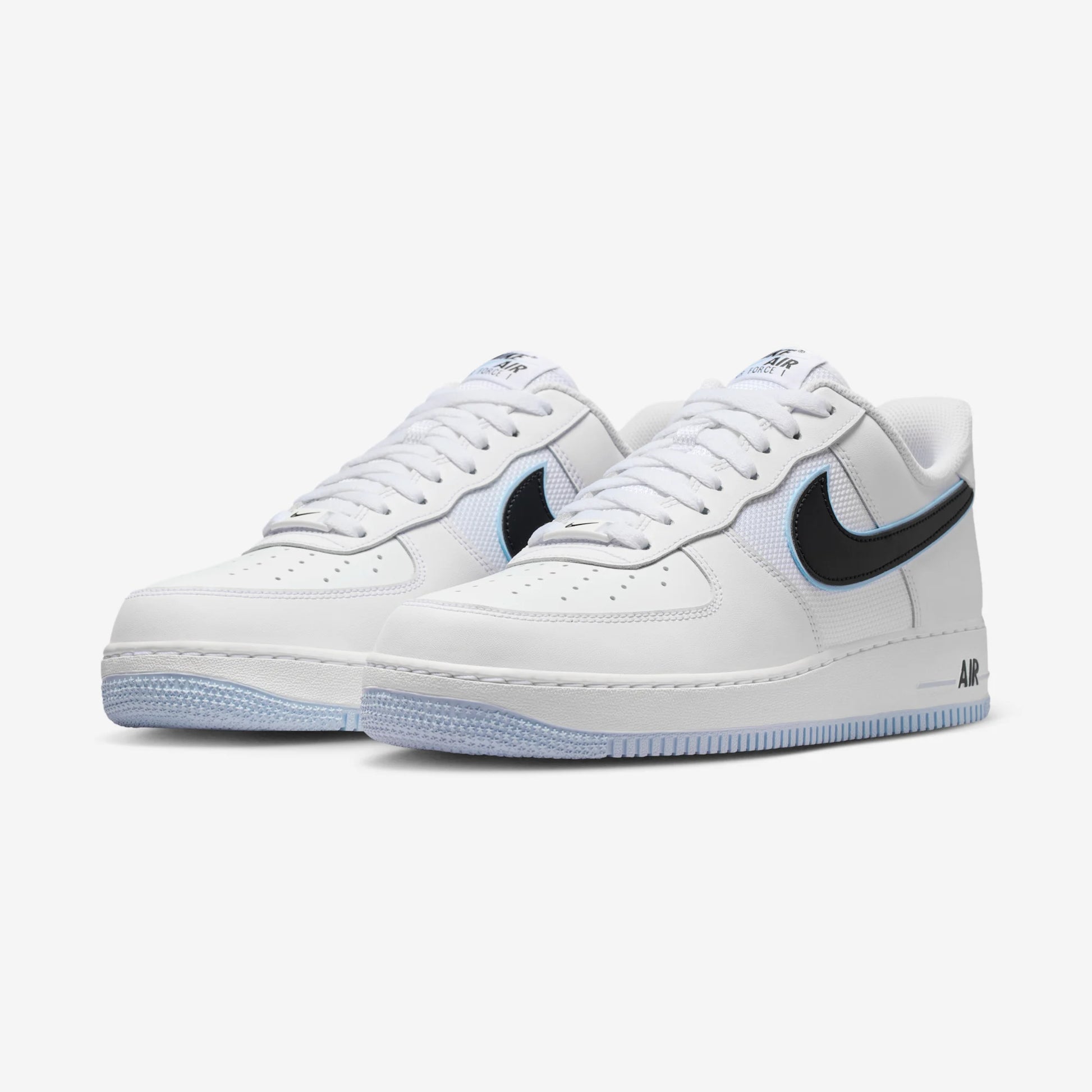 Nike Air Force 1 Low '07 White Black Hydrogen Blue