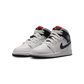 Jordan 1 Mid Summit White Infrared Black (GS)