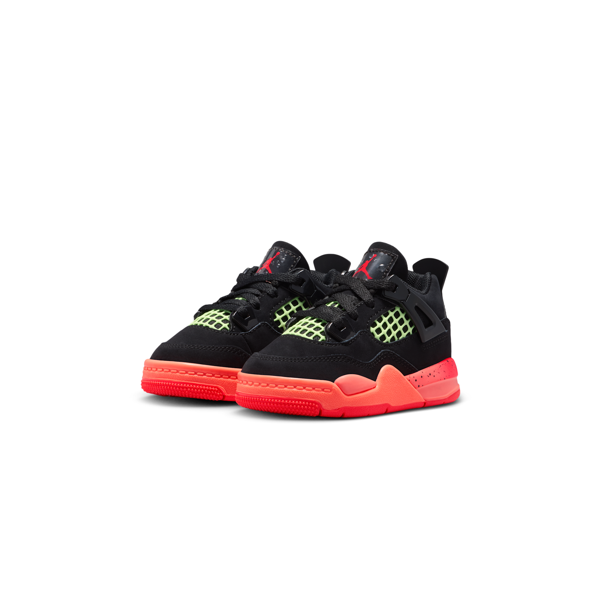 Jordan 4 Retro Black Infrared Barely Volt (TD)