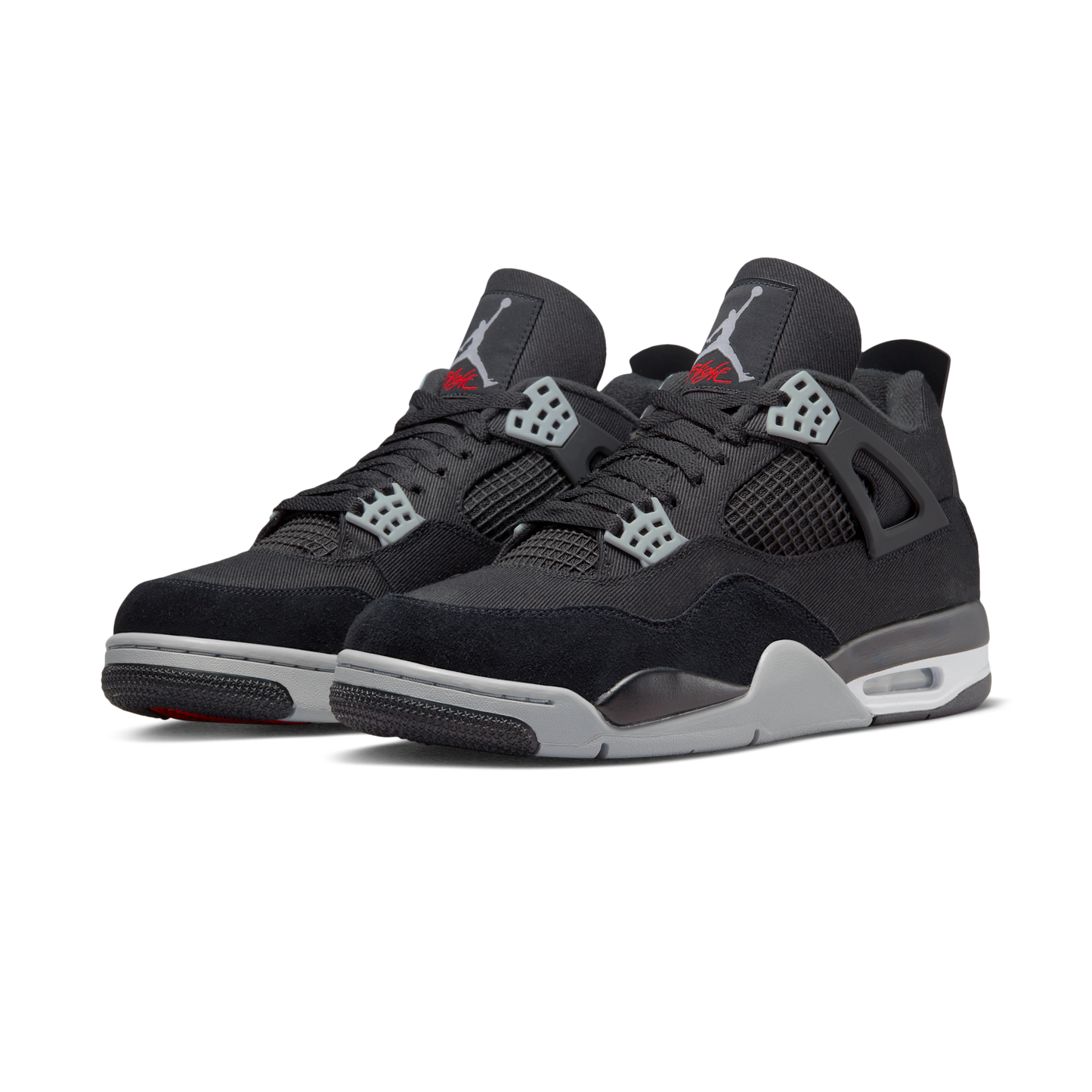 Air Jordan 4 Black Canvas