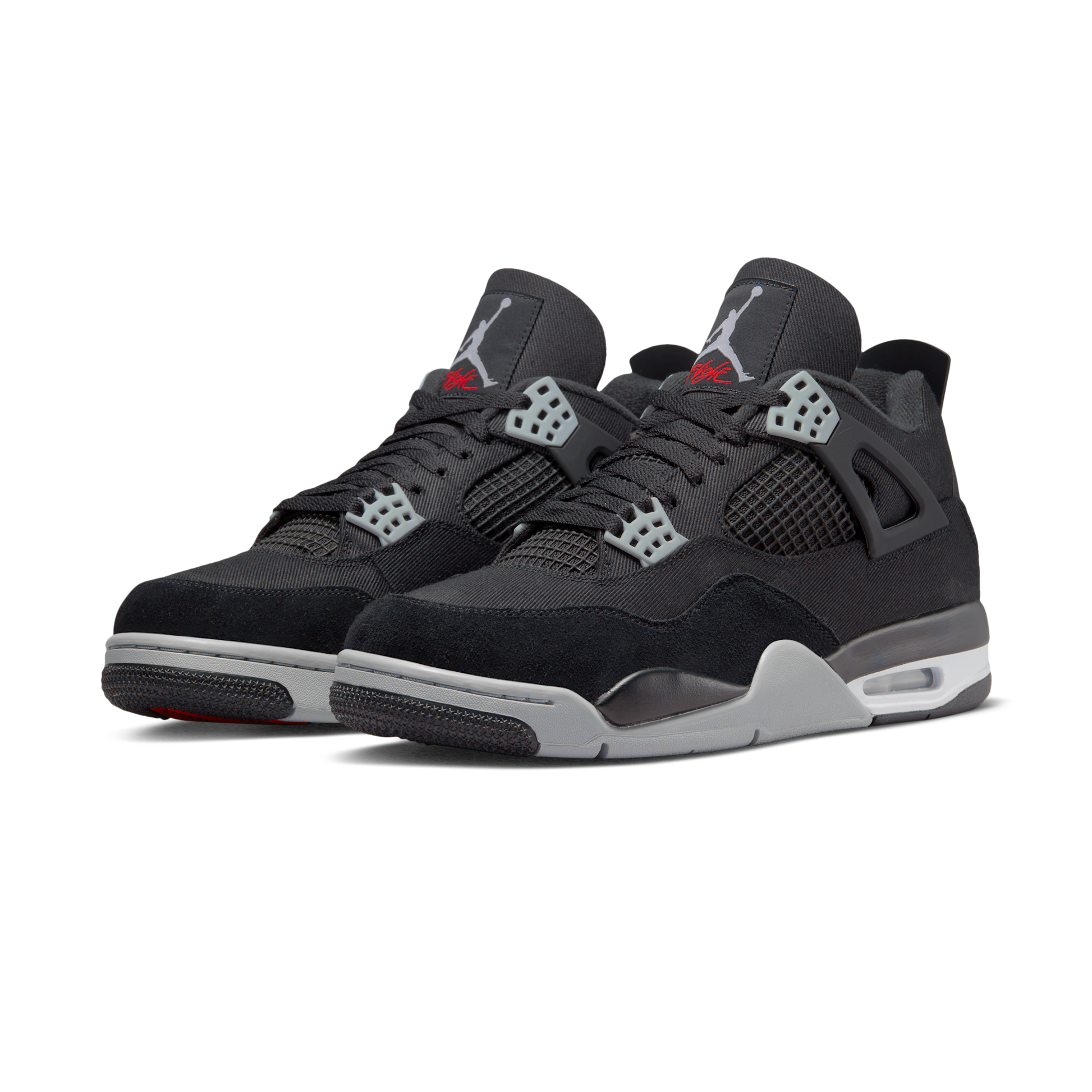 Air Jordan 4 Black Canvas