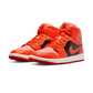 Jordan 1 Mid SE Rush Orange Crimson Bliss (Women's)