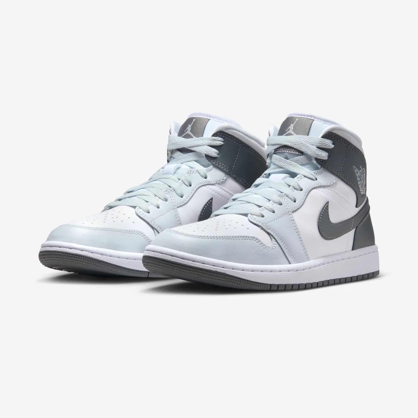 Jordan 1 Mid White Smoke Grey (Women's)