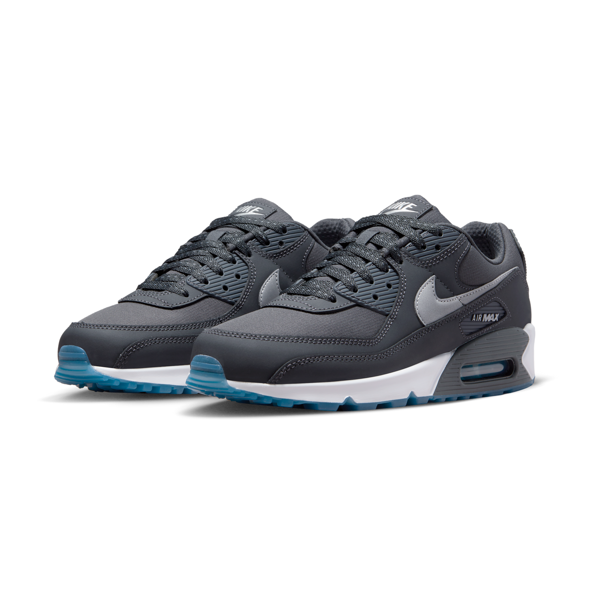 Nike Air Max 90 Reflective Swoosh Anthracite Industrial Blue