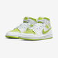 Jordan 1 Mid White Lime (Women's)