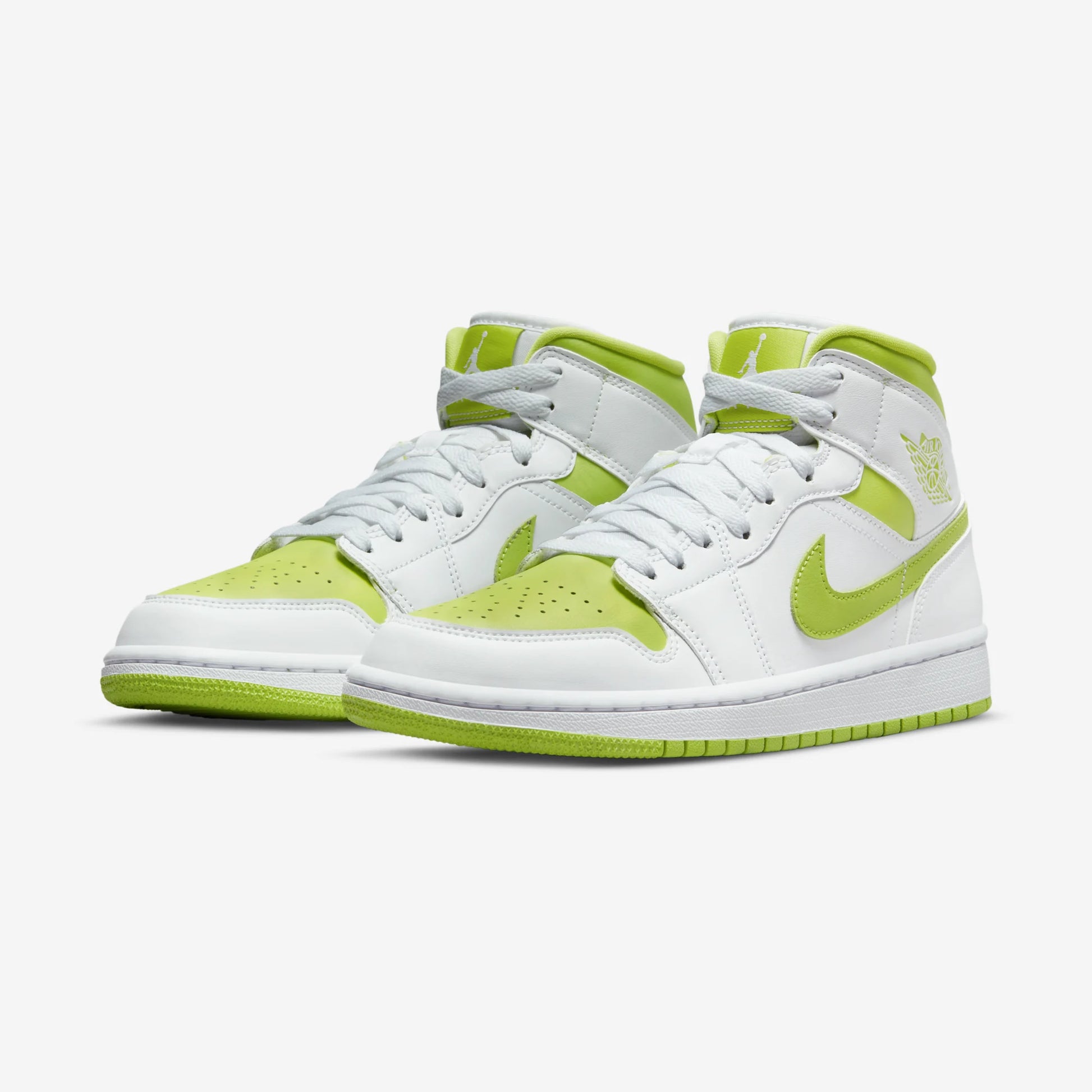 Jordan 1 Mid White Lime (Women's)