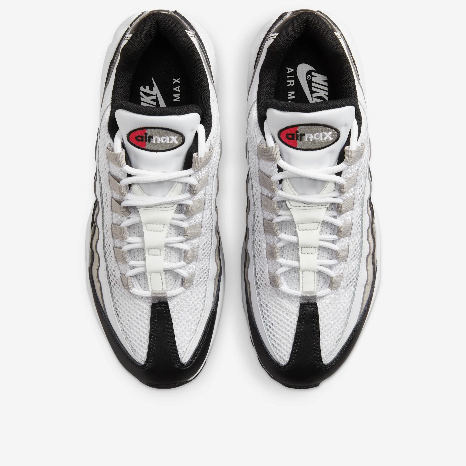 Nike Air Max 95 White Light Iron Ore Black Patent (Women's)