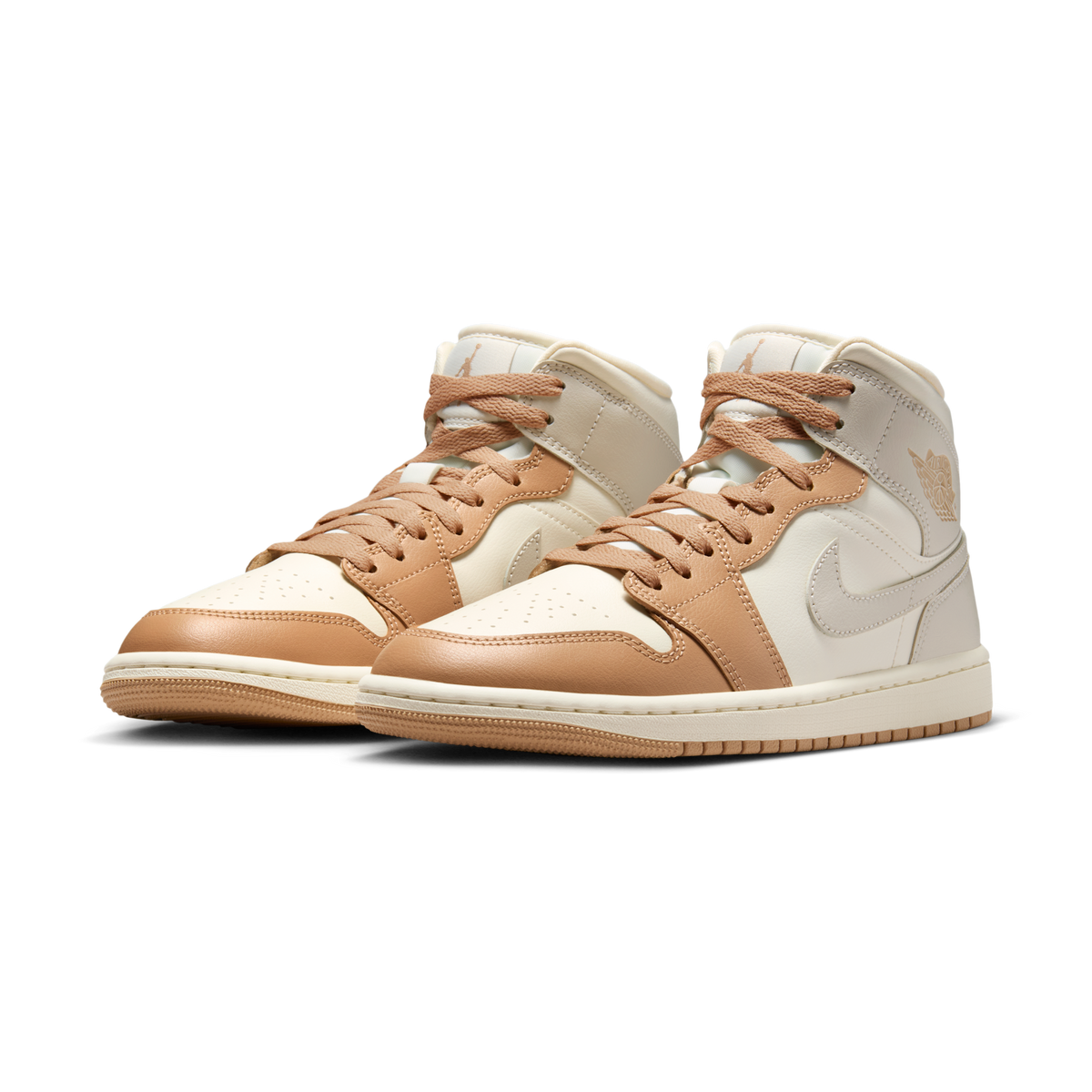 Jordan 1 Mid Tan Toe (Women's)