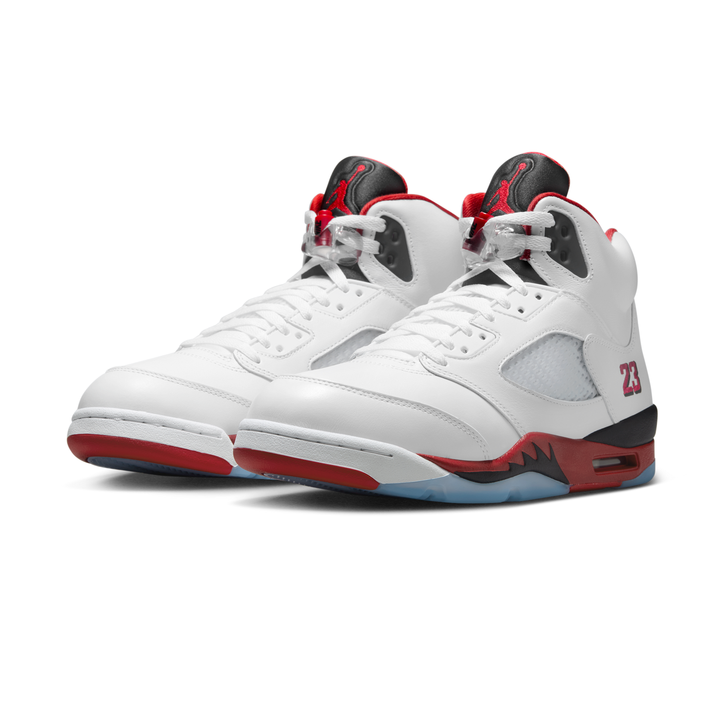 Jordan 5 Retro Fire Red Black Tongue (2025)