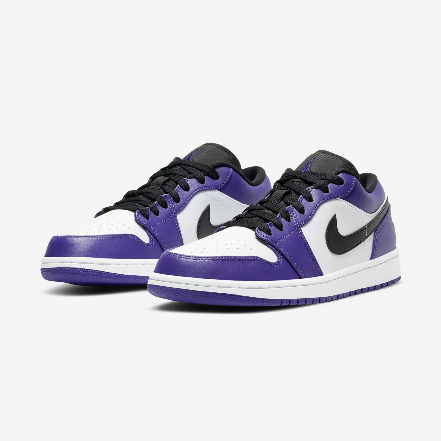 Jordan 1 Low Court Purple White