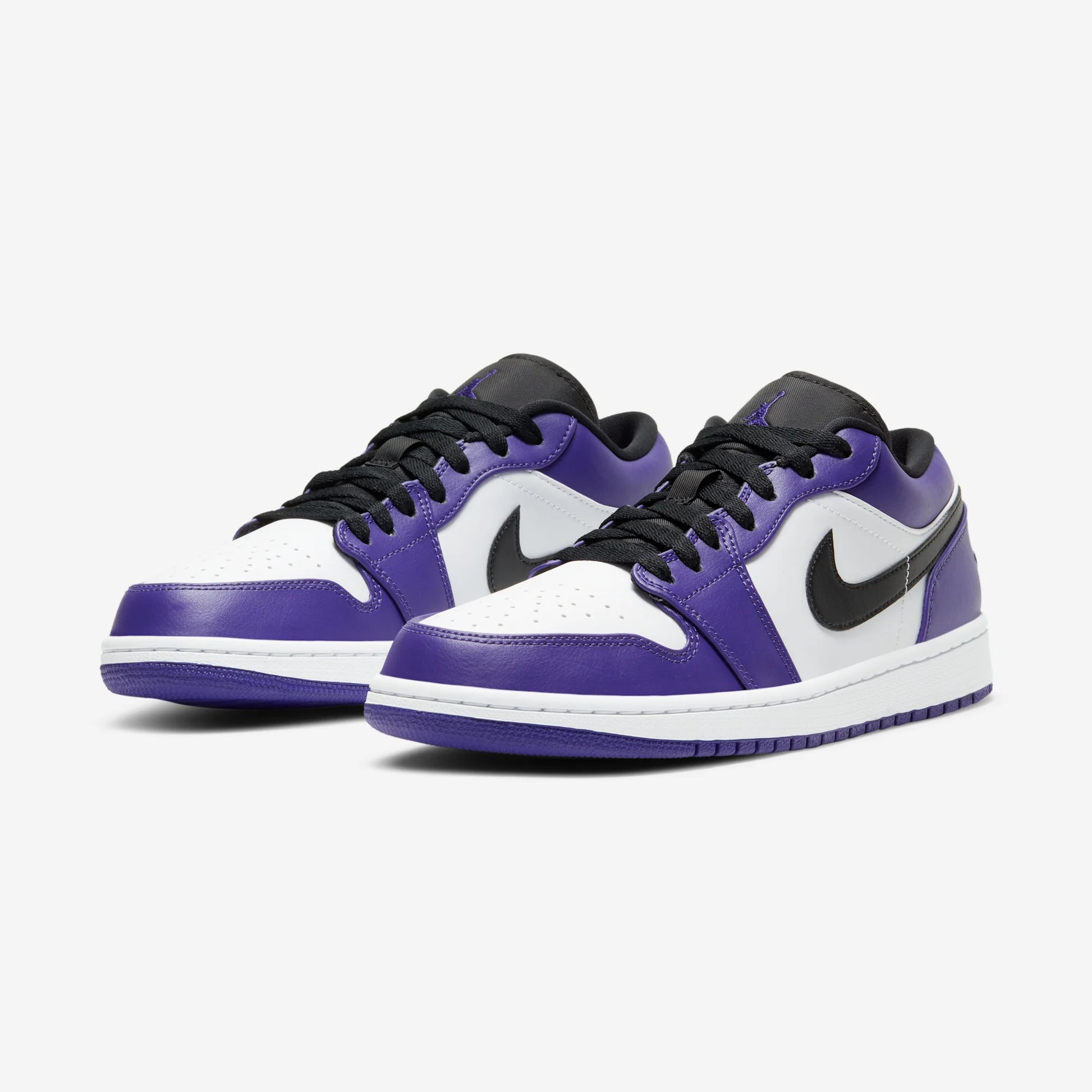 Jordan 1 Low Court Purple White