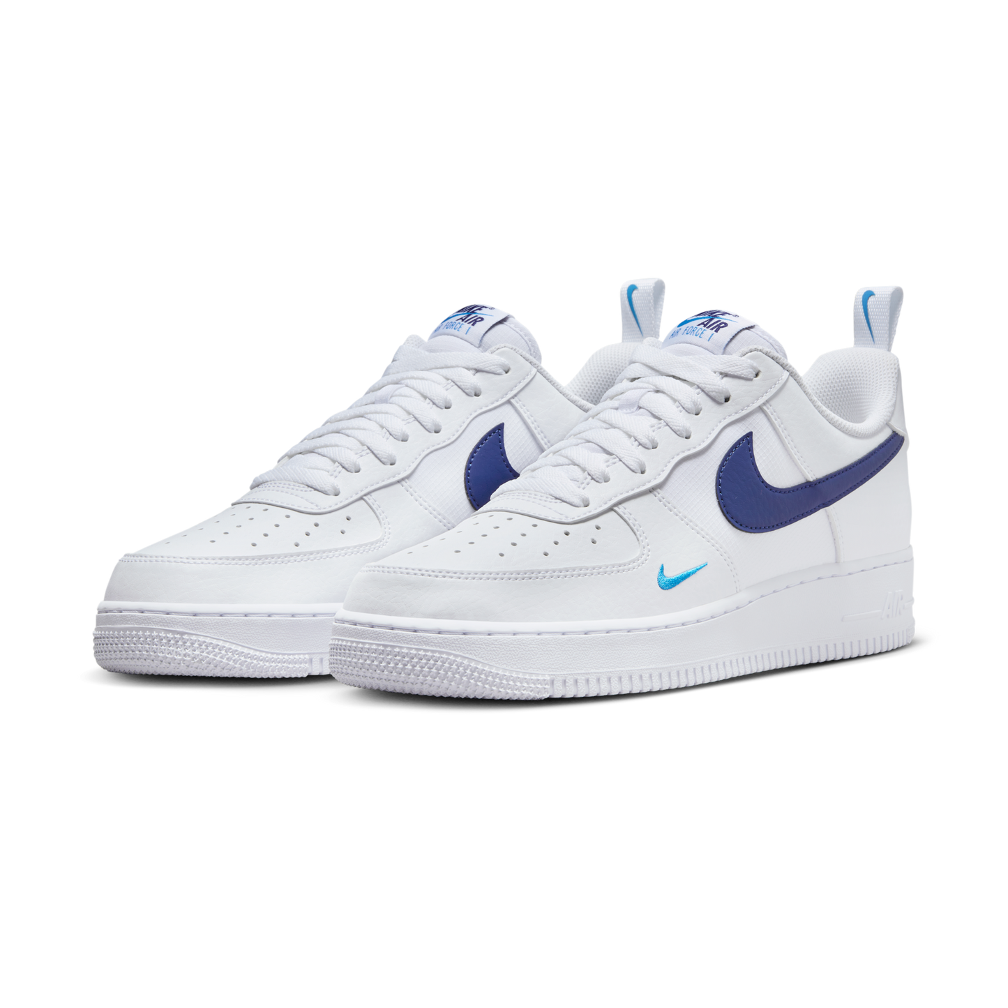 Nike Air Force 1 Low White Light Photo Blue Deep Royal Blue