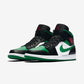 Jordan 1 Mid Green Toe