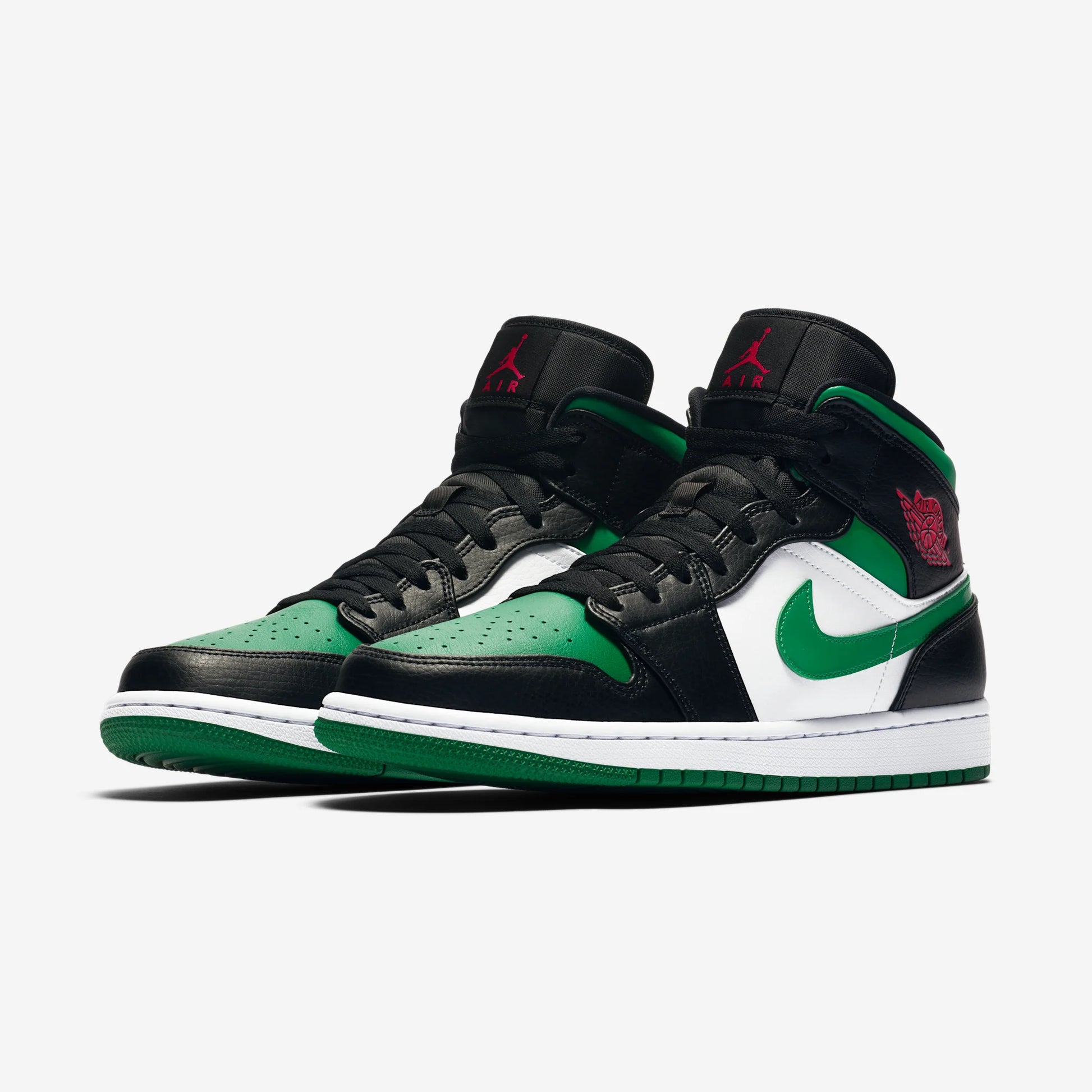 Jordan 1 Mid Green Toe