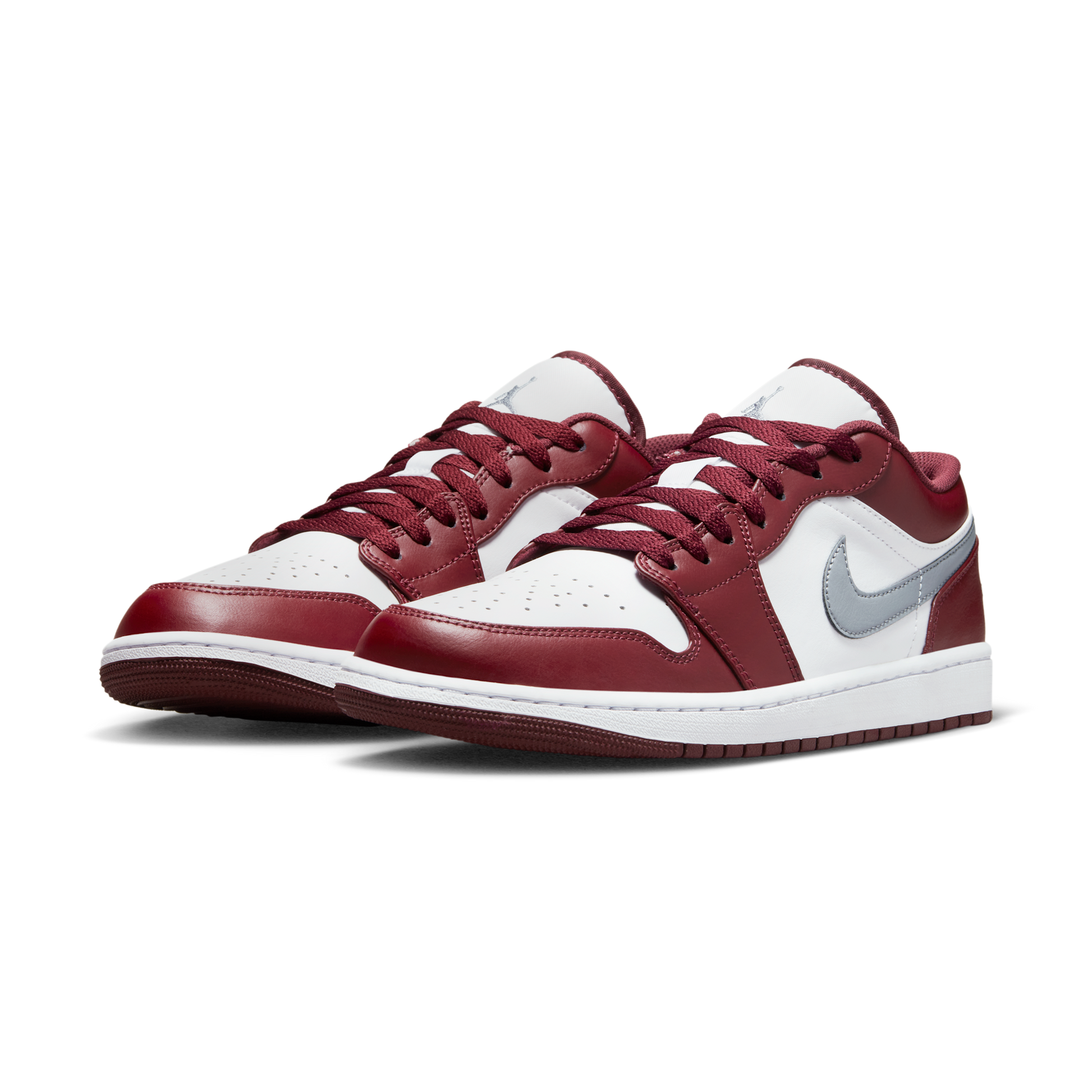 Jordan 1 Low White Bordeaux