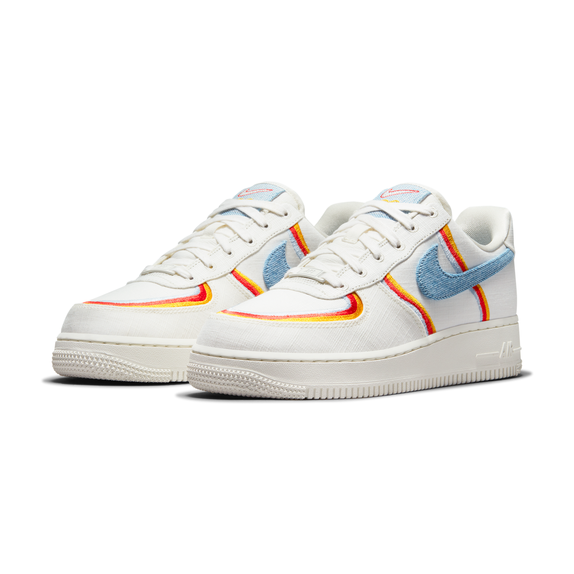 Nike Air Force 1 Low Sail Denim Swoosh (Women's)