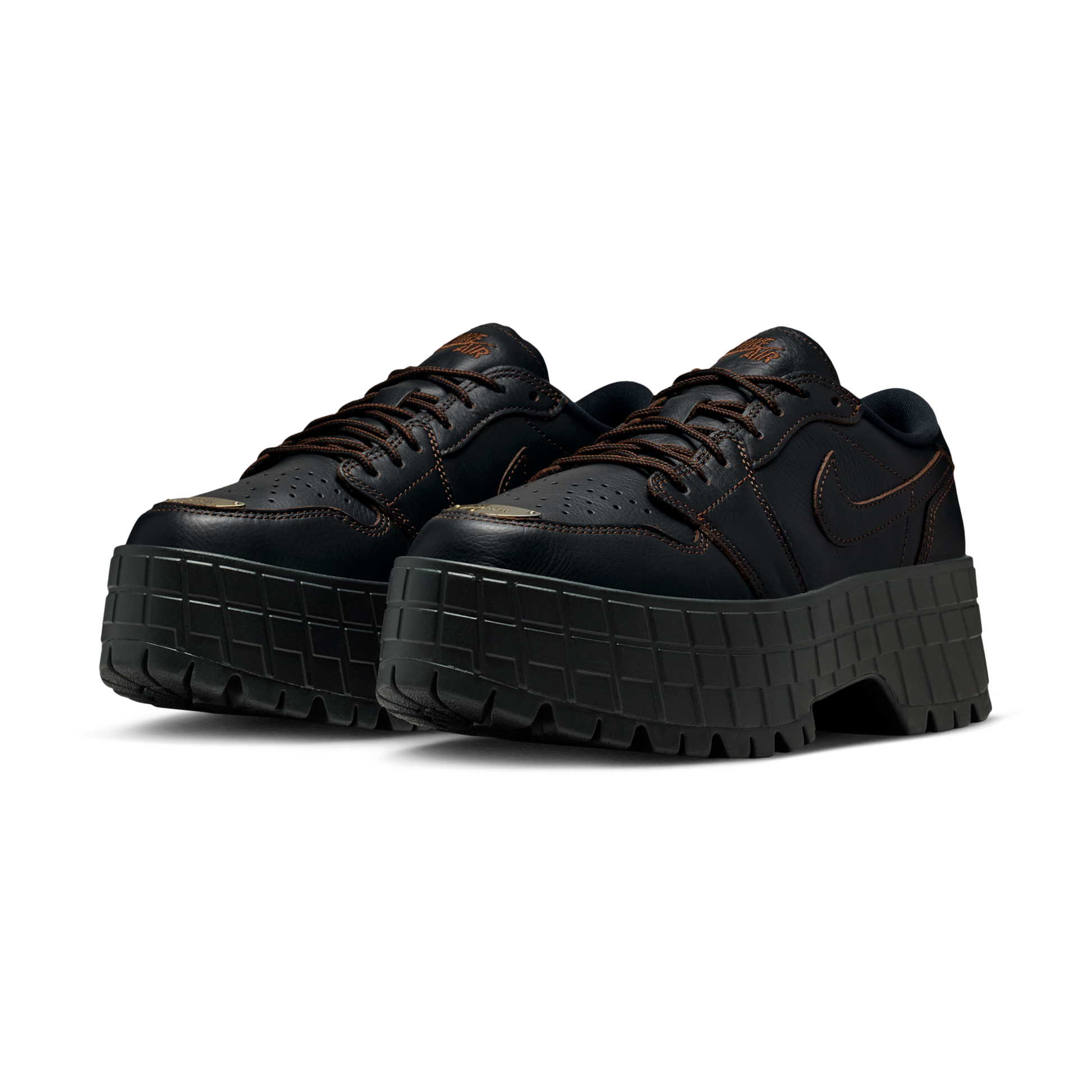 Jordan 1 Low Brooklyn Black Cacao Wow (Women's)