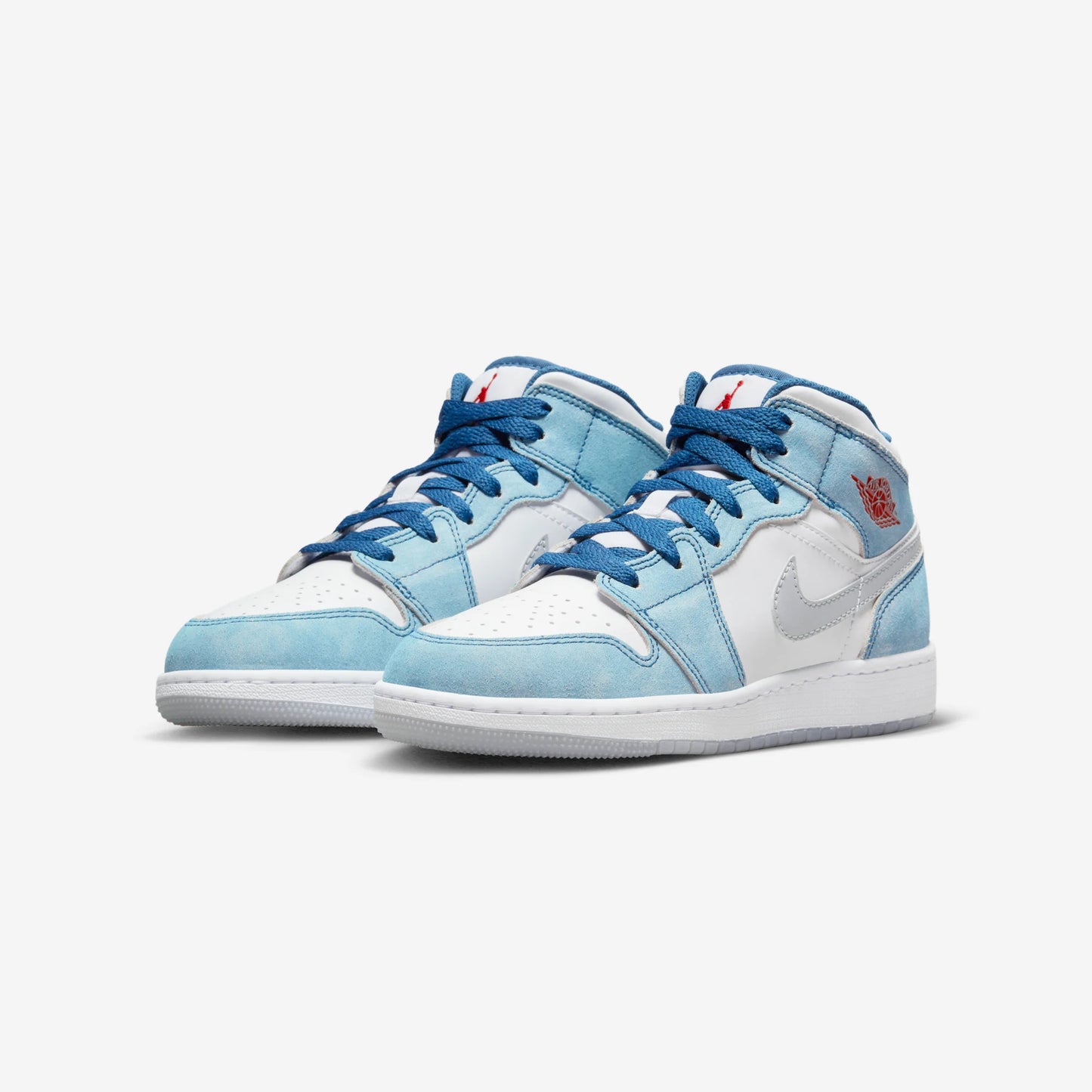 Jordan 1 Mid SE French Blue Light Steel (GS)