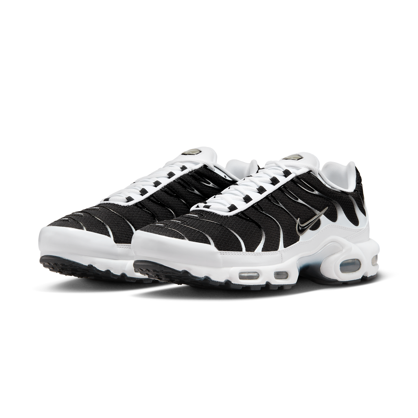 Nike Air Max Plus White Black Metallic Pewter
