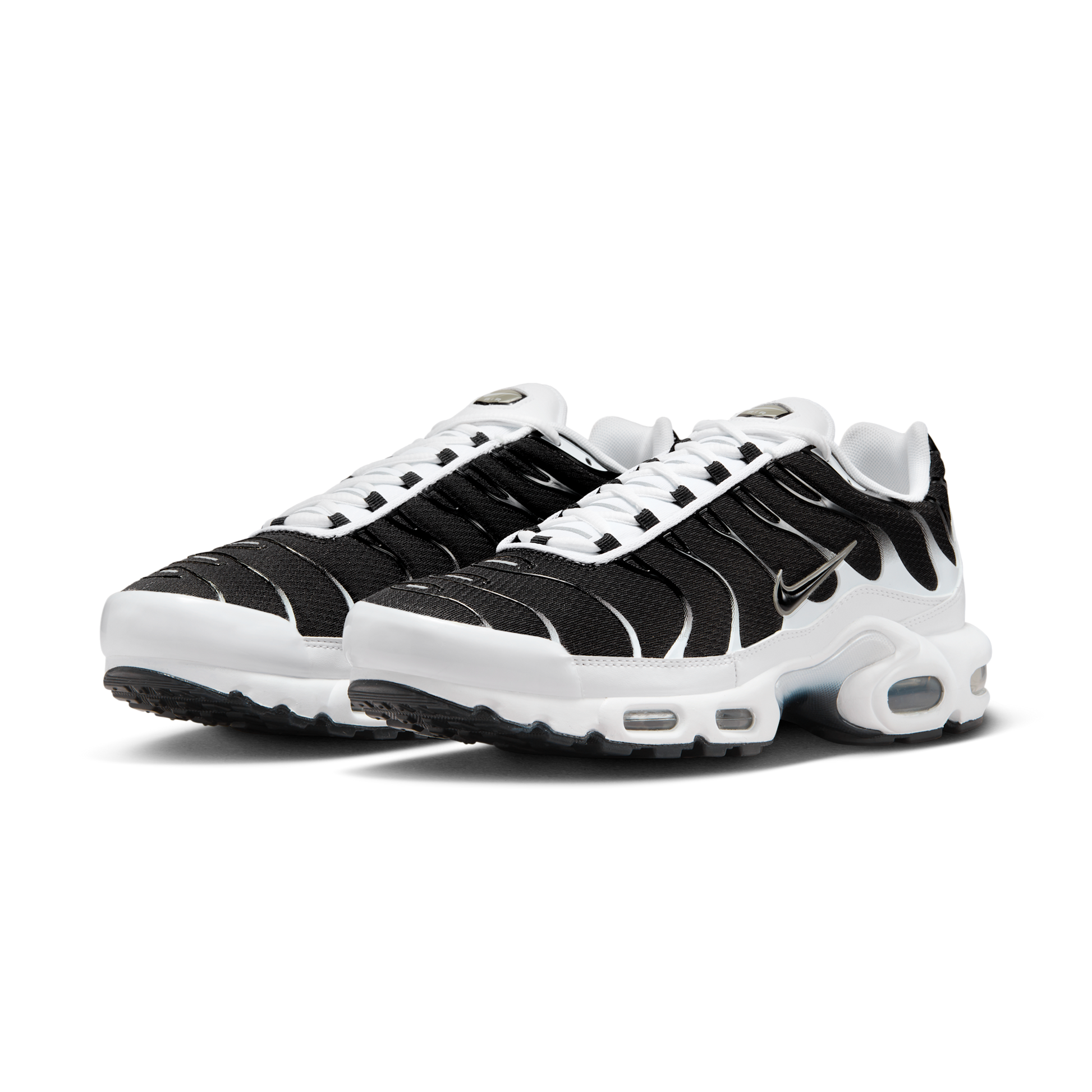 Nike Air Max Plus White Black Metallic Pewter